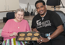 baking cookies